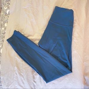 Lululemon Wunder Train 25” Leggings “Iron Blue”